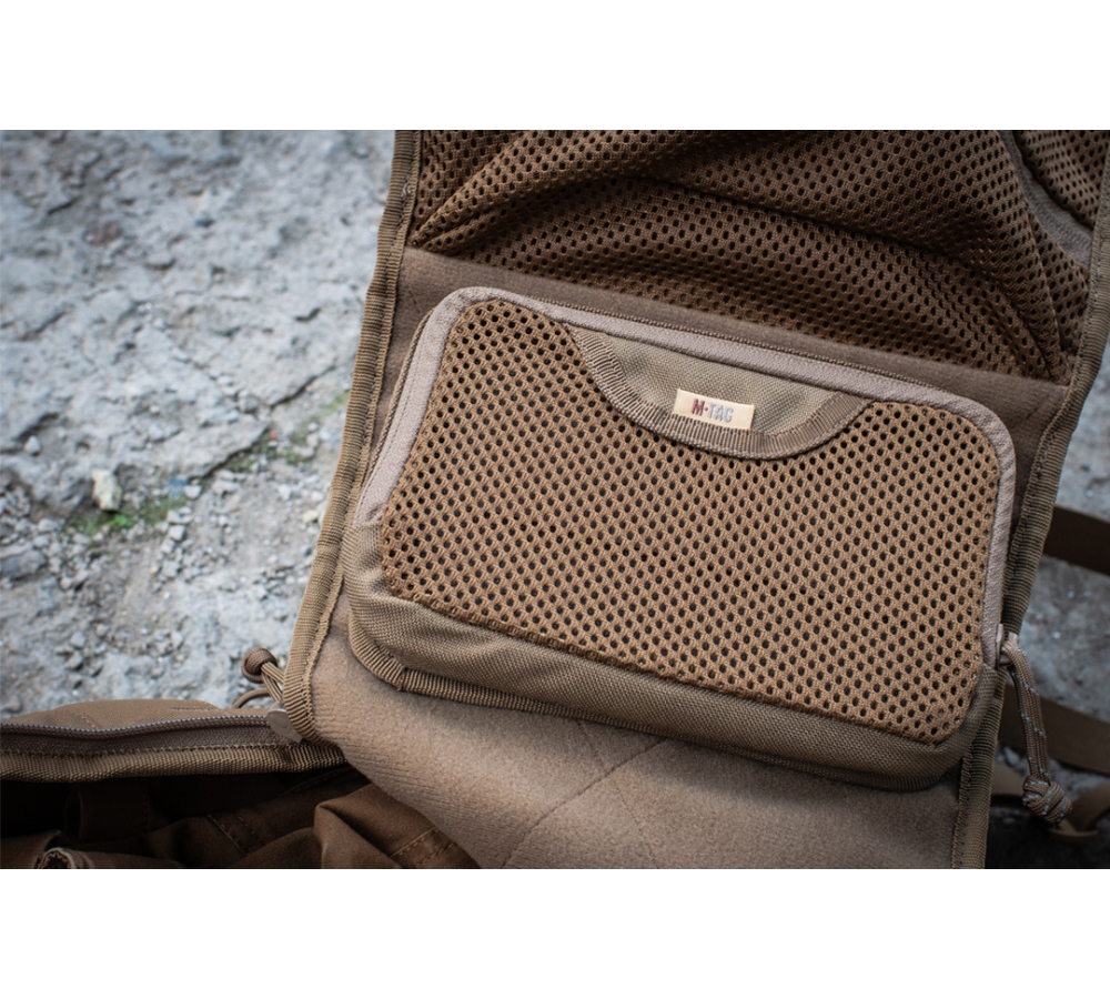 M-Tac Modular Insert with Zippered Mesh Pocket – Coyote