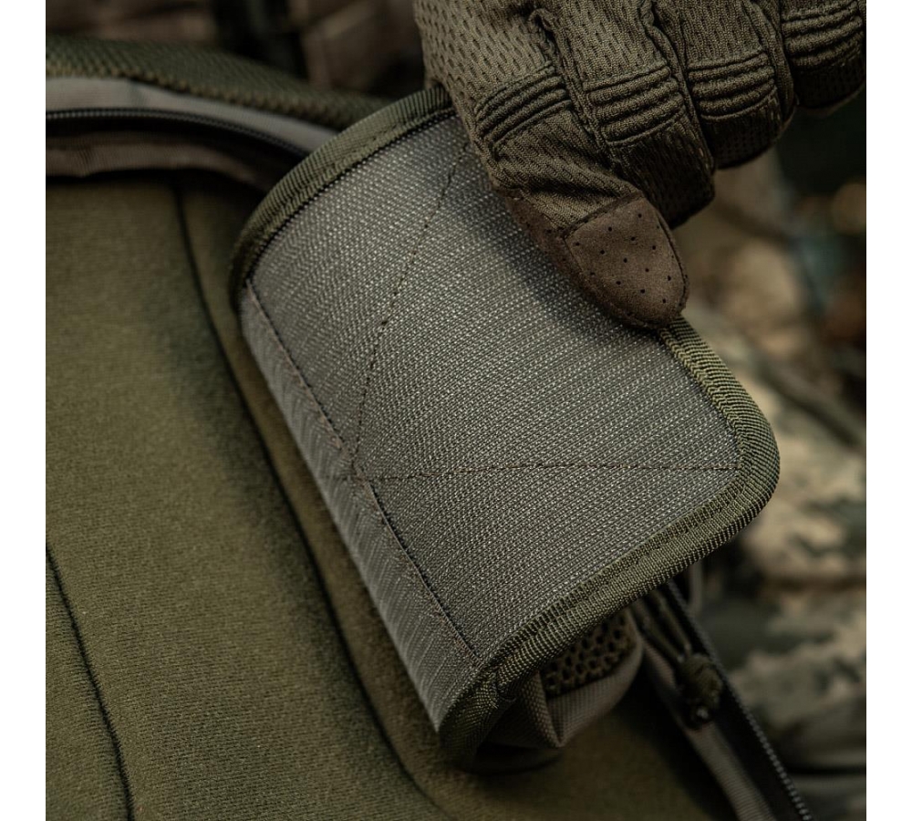 M-Tac Modular Insert with Zippered Mesh Pocket – Ranger Green