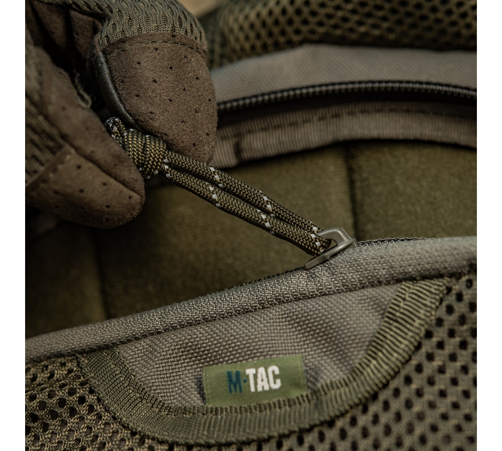 M-Tac Modular Insert with Zippered Mesh Pocket – Ranger Green