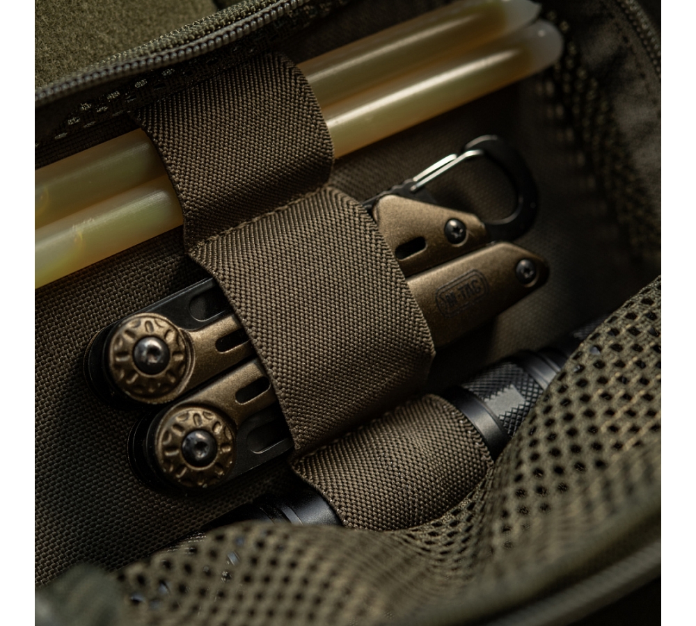 M-Tac Modular Insert with Zippered Mesh Pocket – Ranger Green
