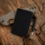 M-Tac Patch "Pik-Ass", Laserschnitt, Schwarz/Coyote