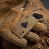 M-Tac Patch "Pik-Ass", Laserschnitt, Schwarz/Coyote