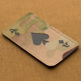 M-Tac Patch "Ace of Spades", Laser Cut, Multicam/Black