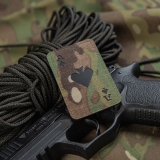 M-Tac Patch "Ace of Spades", Laser Cut, Multicam/Black