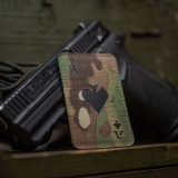 M-Tac Patch "Ace of Spades", Laser Cut, Multicam/Black