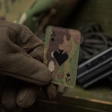 M-Tac Patch "Ace of Spades", Laser Cut, Multicam/Black