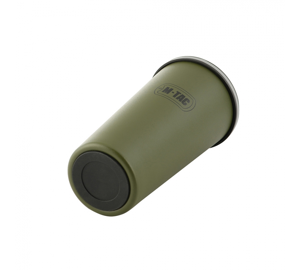 Isolierbecher "Insulated Mug 450 ml", Edelstahl, Olive, M-Tac