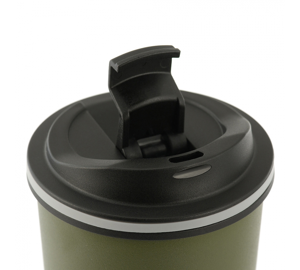 Isolierbecher "Insulated Mug 450 ml", Edelstahl, Olive, M-Tac
