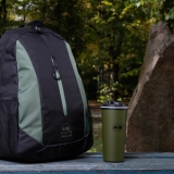 Isolierbecher "Insulated Mug 450 ml", Edelstahl, Olive, M-Tac