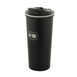 Isolierbecher "Insulated Mug 450 ml", Edelstahl, schwarz, M-Tac