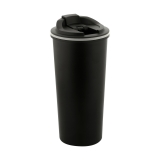 Isolierbecher "Insulated Mug 450 ml", Edelstahl, schwarz, M-Tac