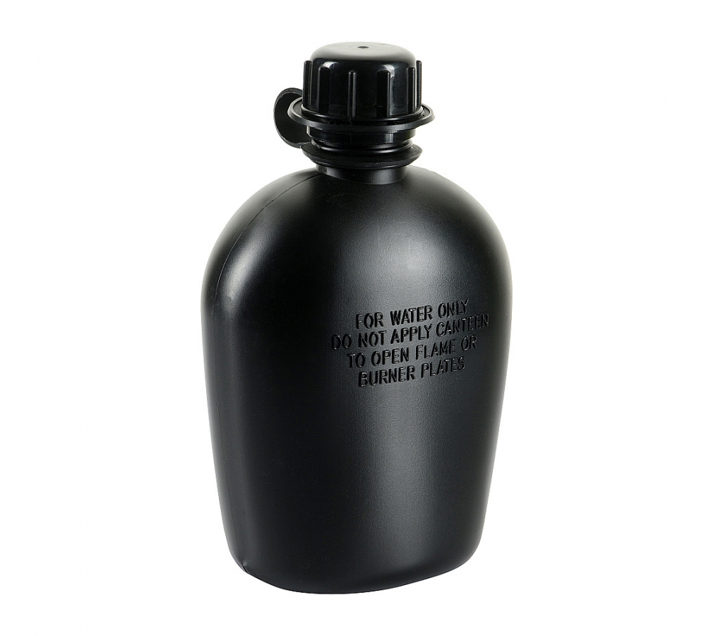 Polní láhev "M-Tac", 1 l, bez BPA, černá