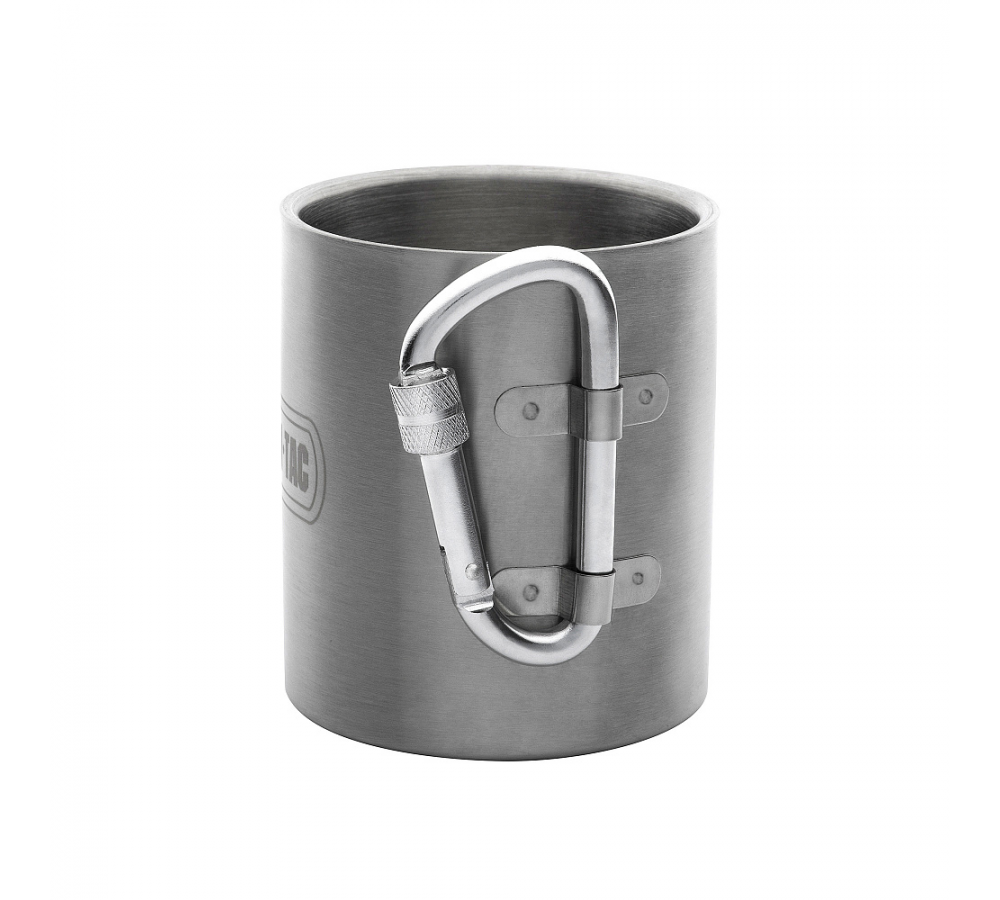 Thermobecher "Thermobecher 280 ml", mit Karabinergriff, Edelstahl, M-Tac