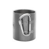Thermobecher "Thermobecher 280 ml", mit Karabinergriff, Edelstahl, M-Tac