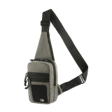 M-Tac Shoulder Bag with Holster, Velcro Fastening, grey