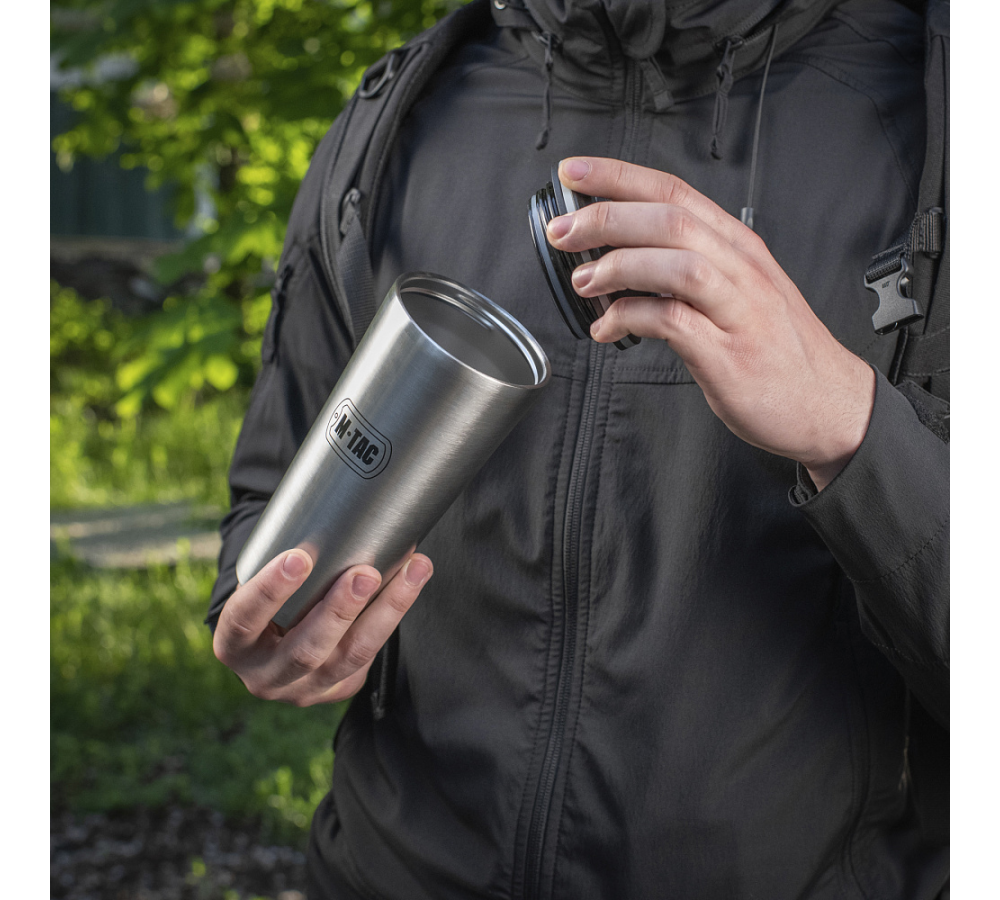 Isolierbecher "Insulated Mug 450 ml", Edelstahl, M-Tac