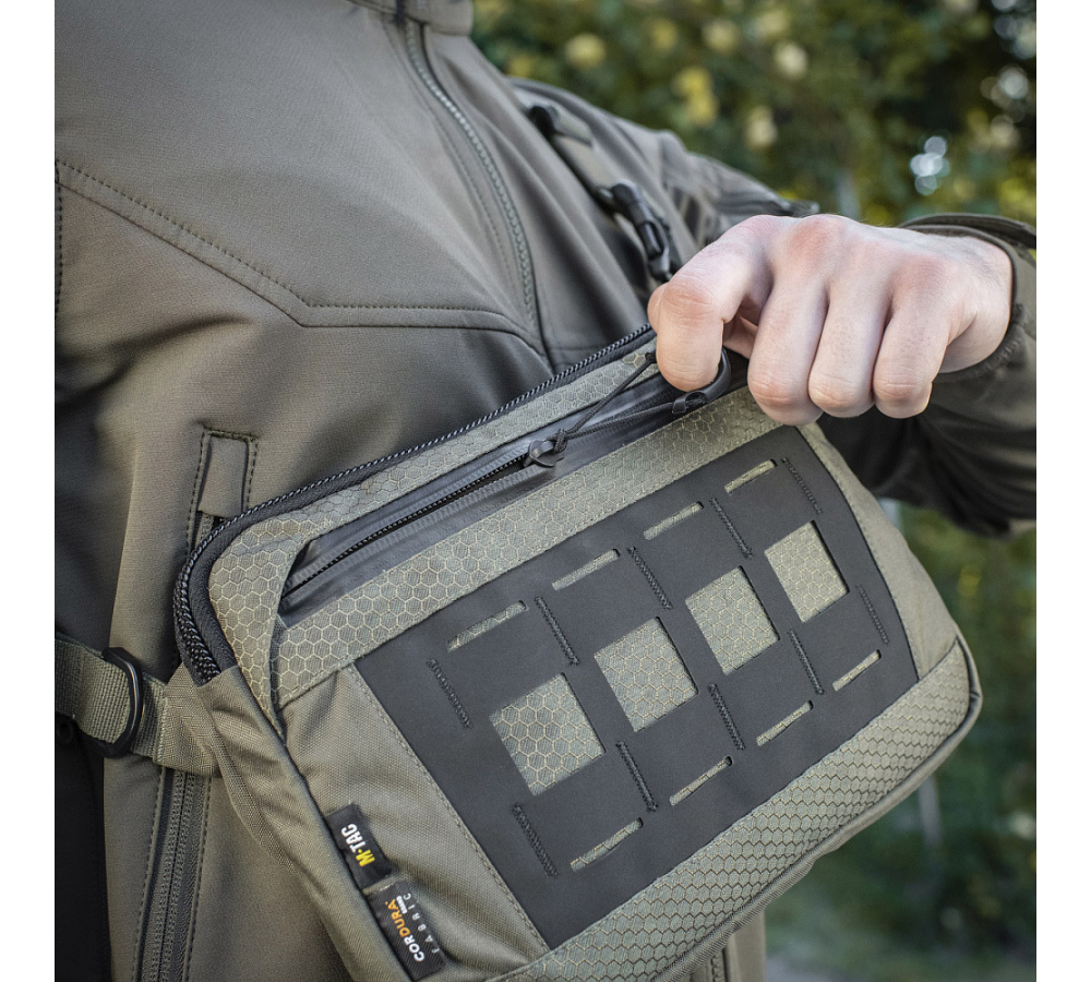 Admin Bag "Elite", shoulder strap, Green/Black, M-Tac