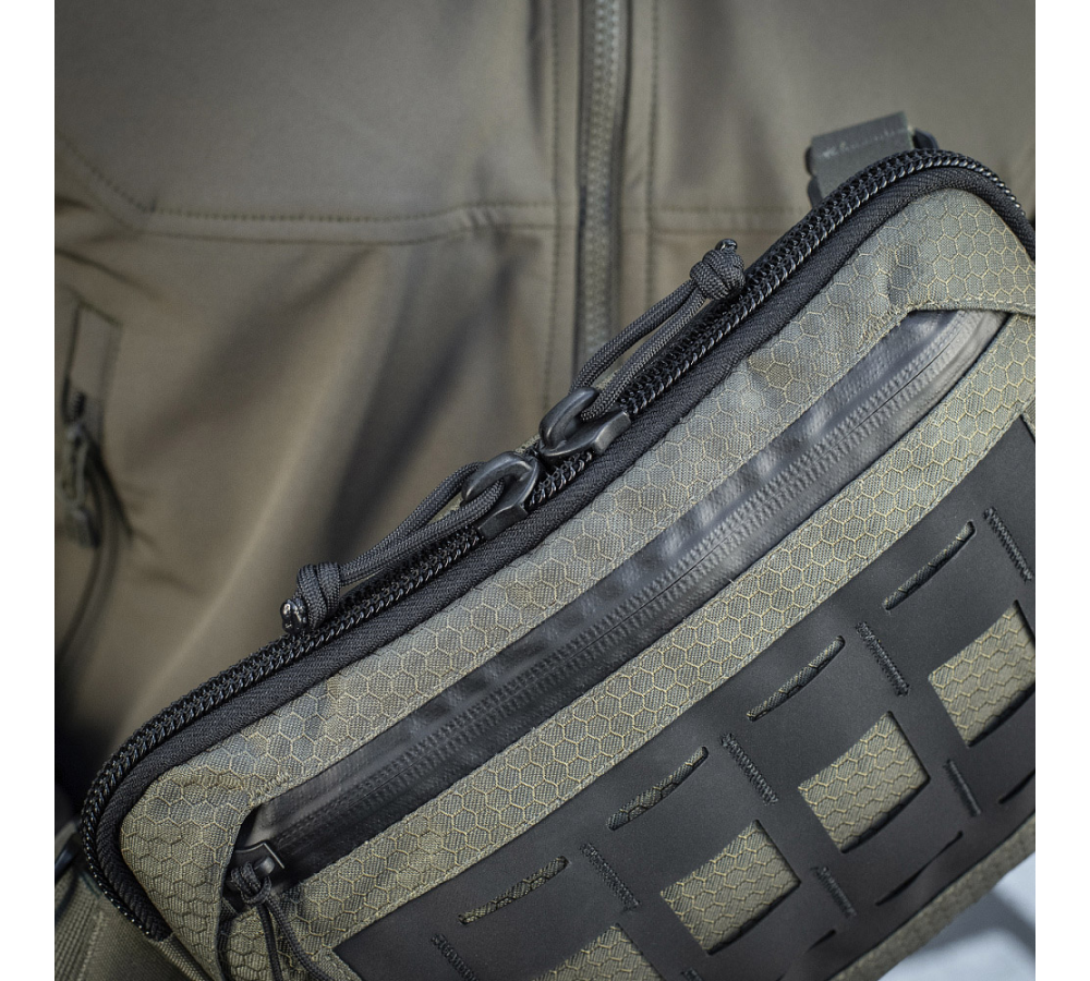 Admin Bag "Elite", shoulder strap, Green/Black, M-Tac