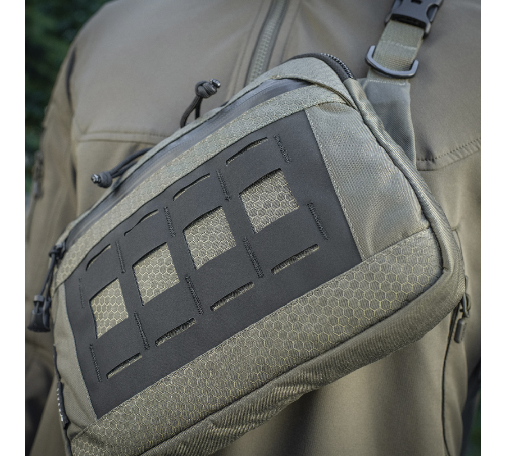 Admin Bag "Elite", shoulder strap, Green/Black, M-Tac