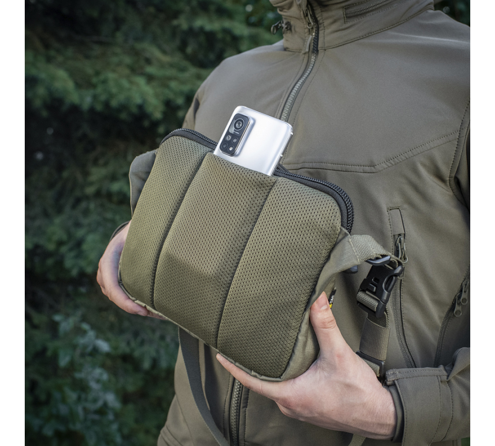 Admin Bag "Elite", shoulder strap, Green/Black, M-Tac