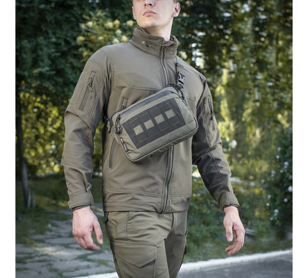 Admin Bag "Elite", shoulder strap, Green/Black, M-Tac