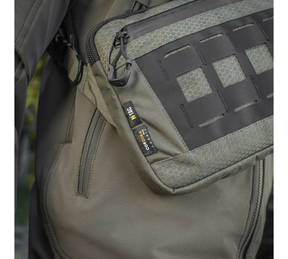 Admin Bag "Elite", shoulder strap, Green/Black, M-Tac