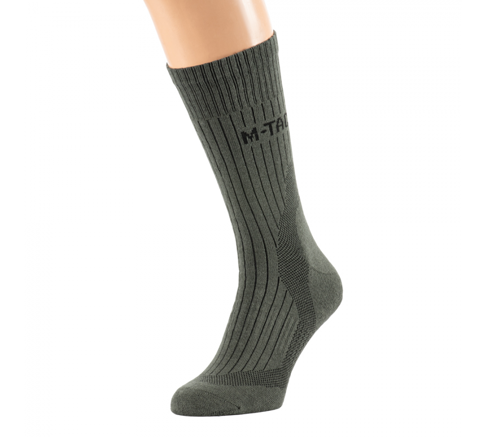 Носки "Hohe Socken Mk.4", с амортизацией, оливковые, M-Tac