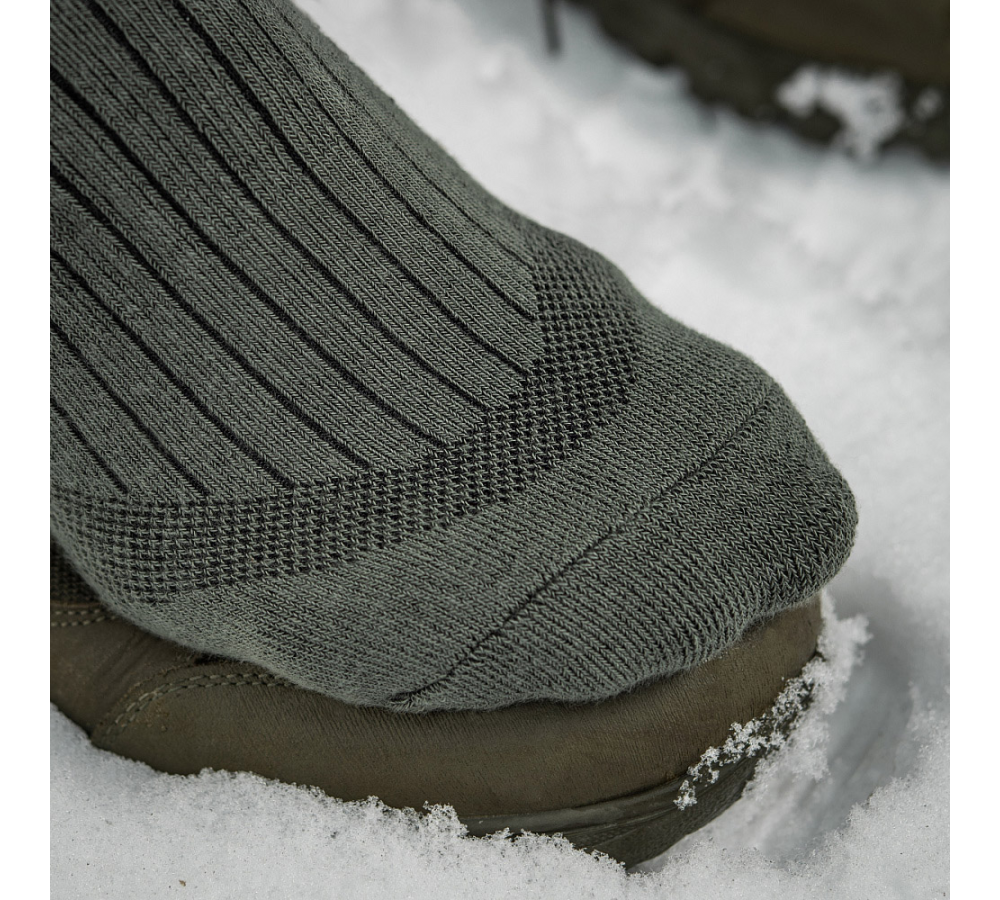 Носки "Hohe Socken Mk.4", с амортизацией, оливковые, M-Tac
