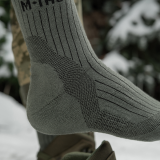 Носки "Hohe Socken Mk.4", с амортизацией, оливковые, M-Tac