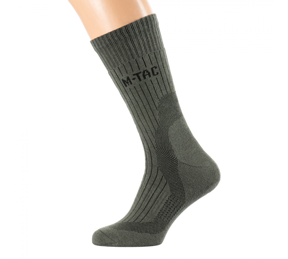 Носки "Hohe Socken Mk.4", с амортизацией, оливковые, M-Tac
