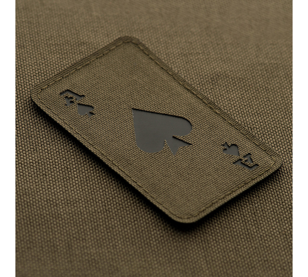 M-Tac Patch "Ace of Spades", Laser Cut, Green/Black