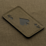 M-Tac Patch "Ace of Spades", Laser Cut, Green/Black