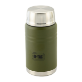 M-Tac Thermobecher 750 Ml Mit Klapploffel Olive/Edelstahl