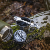 M-Tac Thermobecher 750 Ml Mit Klapploffel Olive/Edelstahl