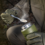 M-Tac Thermobecher 750 Ml Mit Klapploffel Olive/Edelstahl