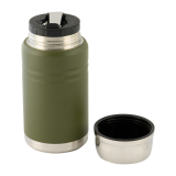 M-Tac Thermobecher 750 Ml Mit Klapploffel Olive/Edelstahl