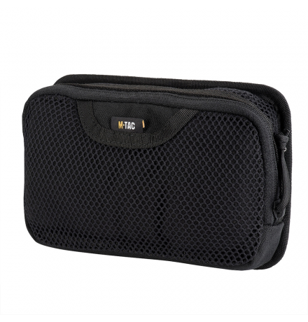 M-Tac Modular Insert Zipper Mesh Pouch – Black
