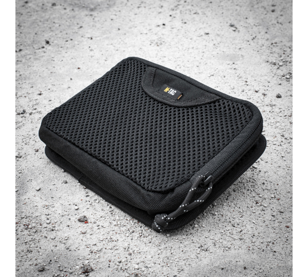 M-Tac Modular Insert Zipper Mesh Pouch – Black