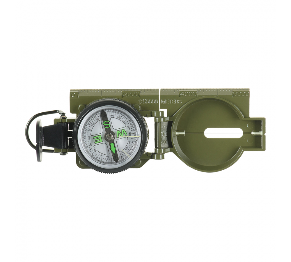 Kompass "Militär", klappbar, Visierfenster, Aluminium, M-Tac