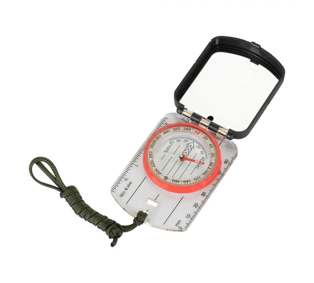 Map Compass "with Mirror Small", transparent, M-Tac