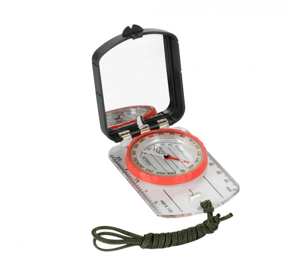 Map Compass "with Mirror Small", transparent, M-Tac