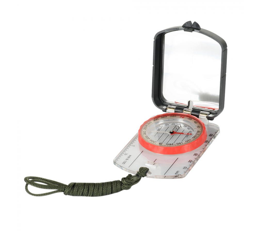 Map Compass "with Mirror Small", transparent, M-Tac