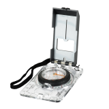 Compass "Map Compass with Mirror", large, transparent, M-Tac