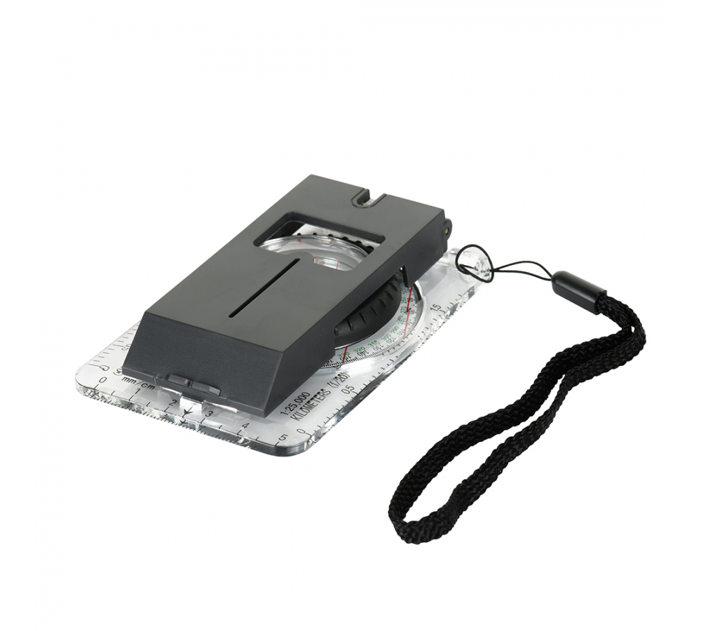 Compass "Map Compass with Mirror", large, transparent, M-Tac