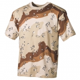 US T-Shirt short-sleeved 6 colour desert 170 g/m²