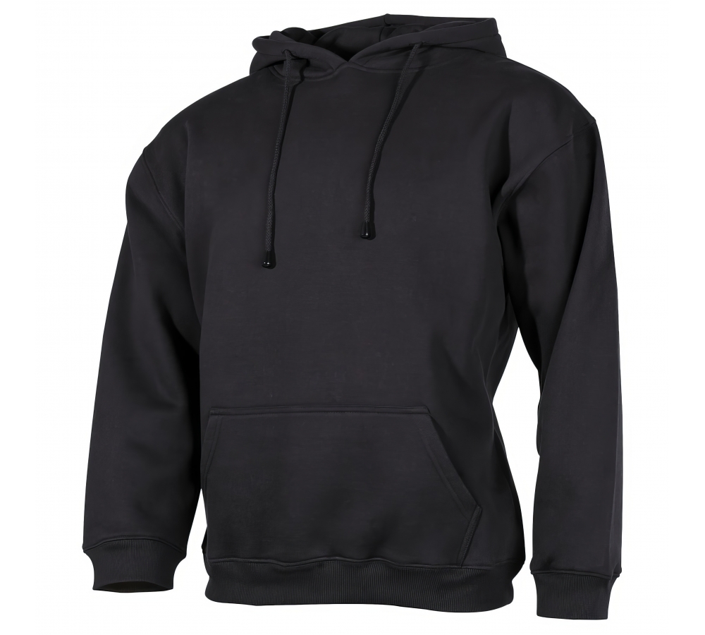 Sweat à capuche 340 g/m² noir