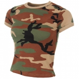 US T-Shirt Damen woodland