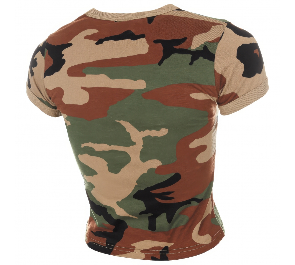 US T-Shirt Damen woodland