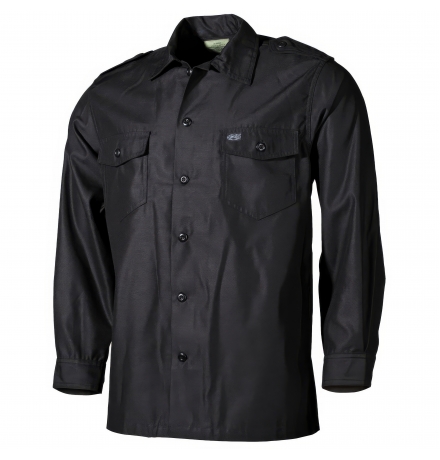 Camisa de manga larga negra de EE. UU.