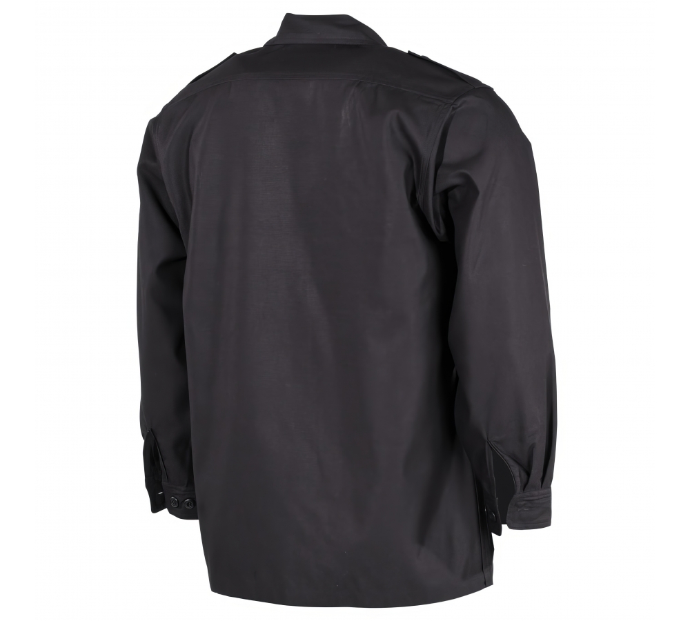 Camicia a maniche lunghe nera